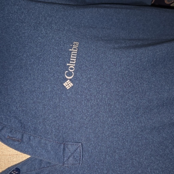 Columbia XL omni-wick polo tshirt. Blue - Picture 3 of 7